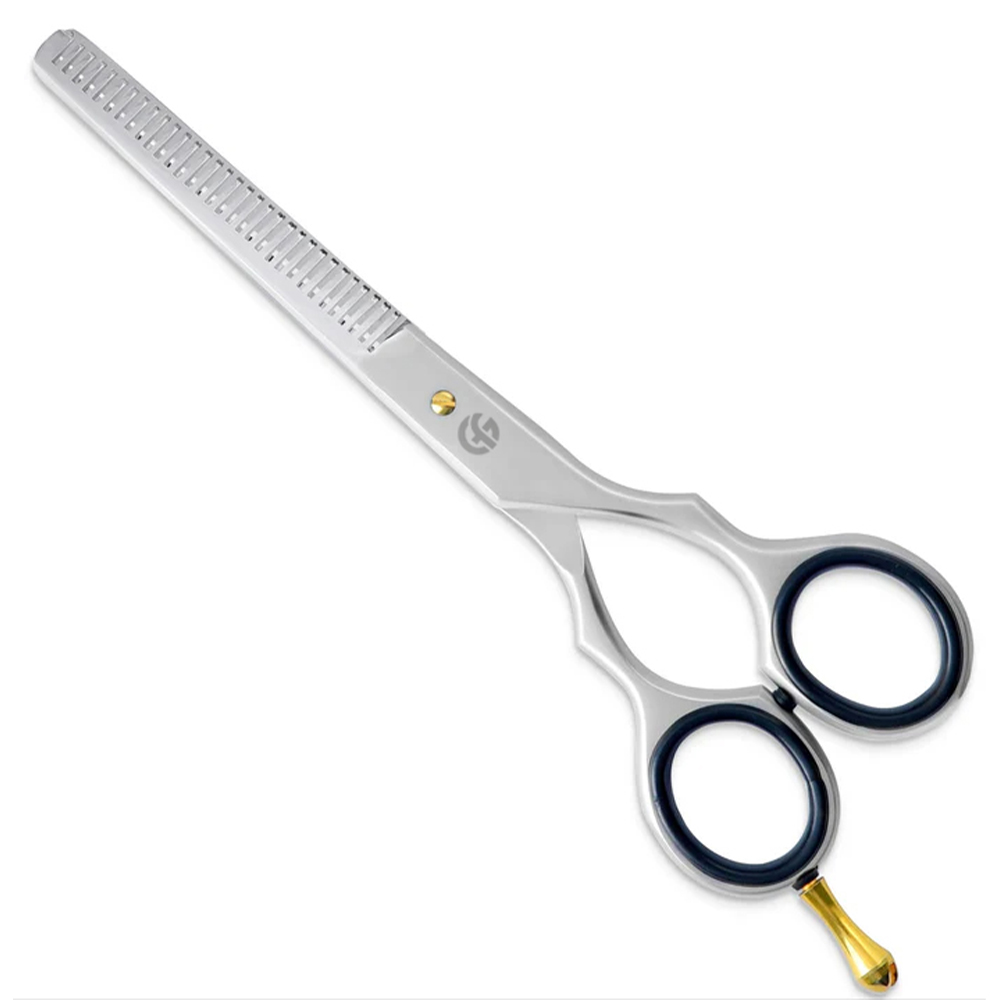 Matte Silver Line Hairdressing Scissors Set