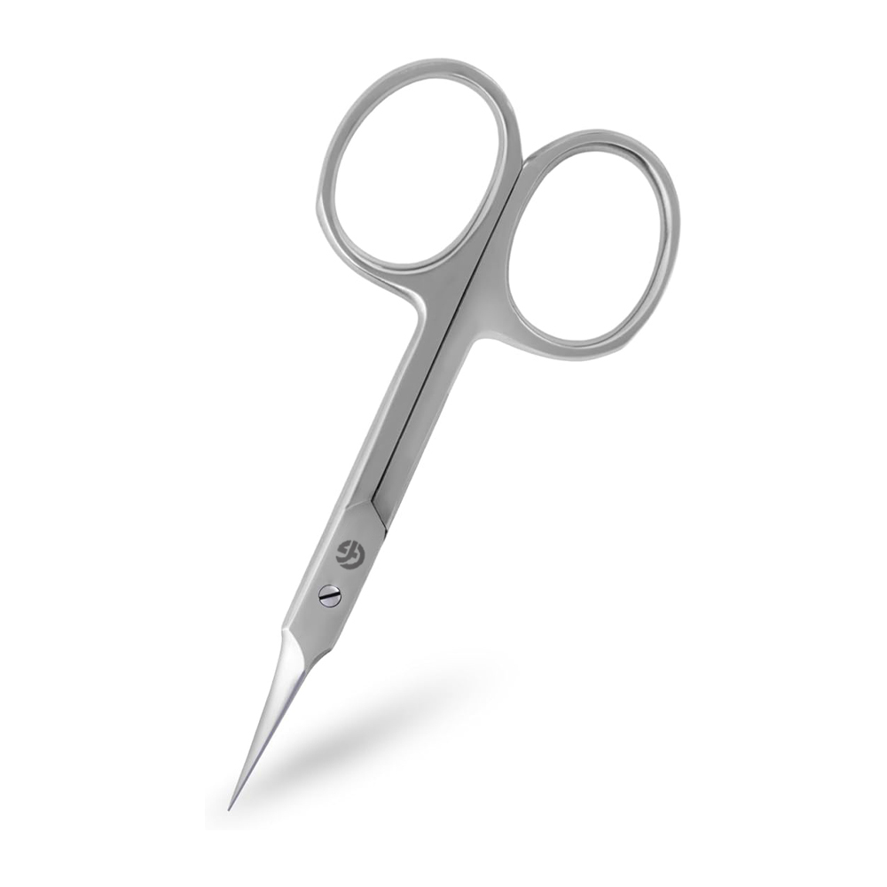 Stainless Steel Cuticle Scissors Extra Fine Curved Blade Pointed Tip