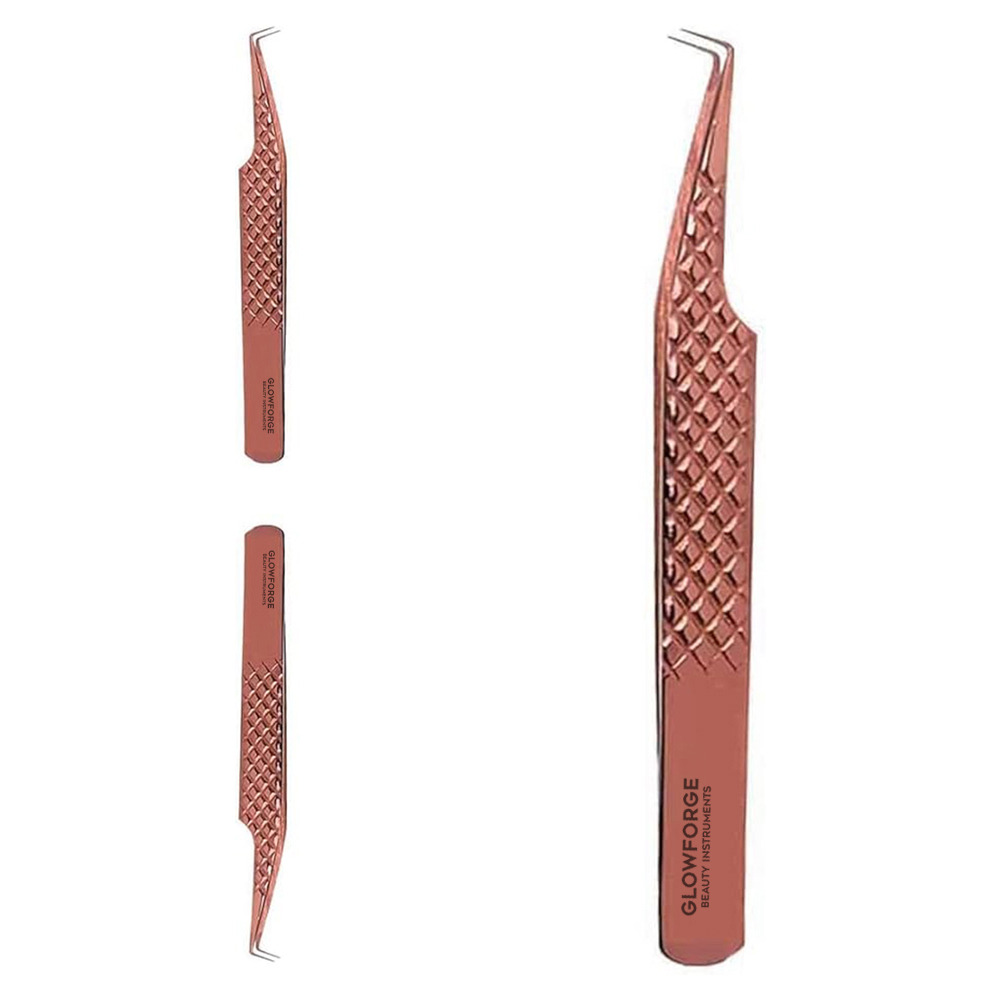 Professional 90 Degree angle Eyelash Extension Tweezers